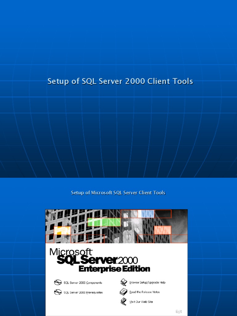 Guide to Setting Up and Using SQL Server 2000 Client Tools | PDF ...