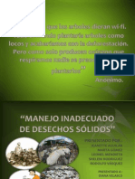 Desechos Sólidos Ecologia