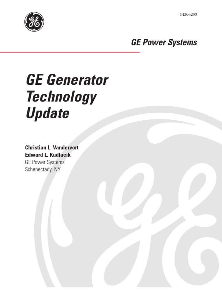 GE 7FH2 Generator Technology Update | PDF | Design For Six Sigma ...