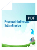 9 Preformulasi Dan Formulasi Sediaan Parenteral1 - Pak Budi