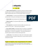 Reglas de Etiqueta