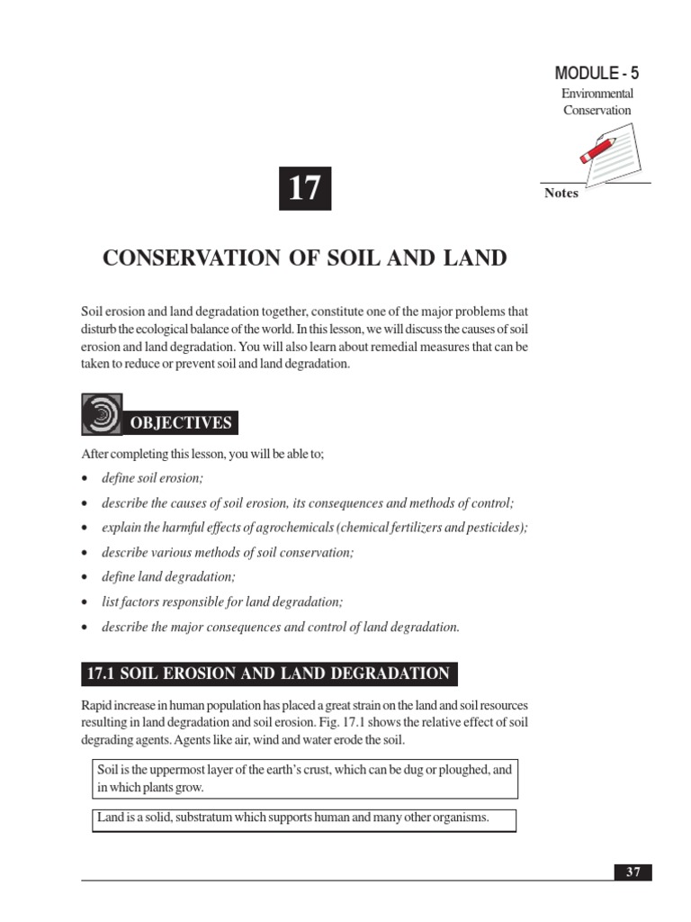 17conservation Of Soil And Land Erosion Fertilizer - 