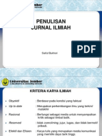 Penulisan Jurnal Ilmiah