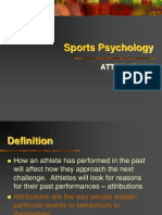 Sports Psychology: Attributions