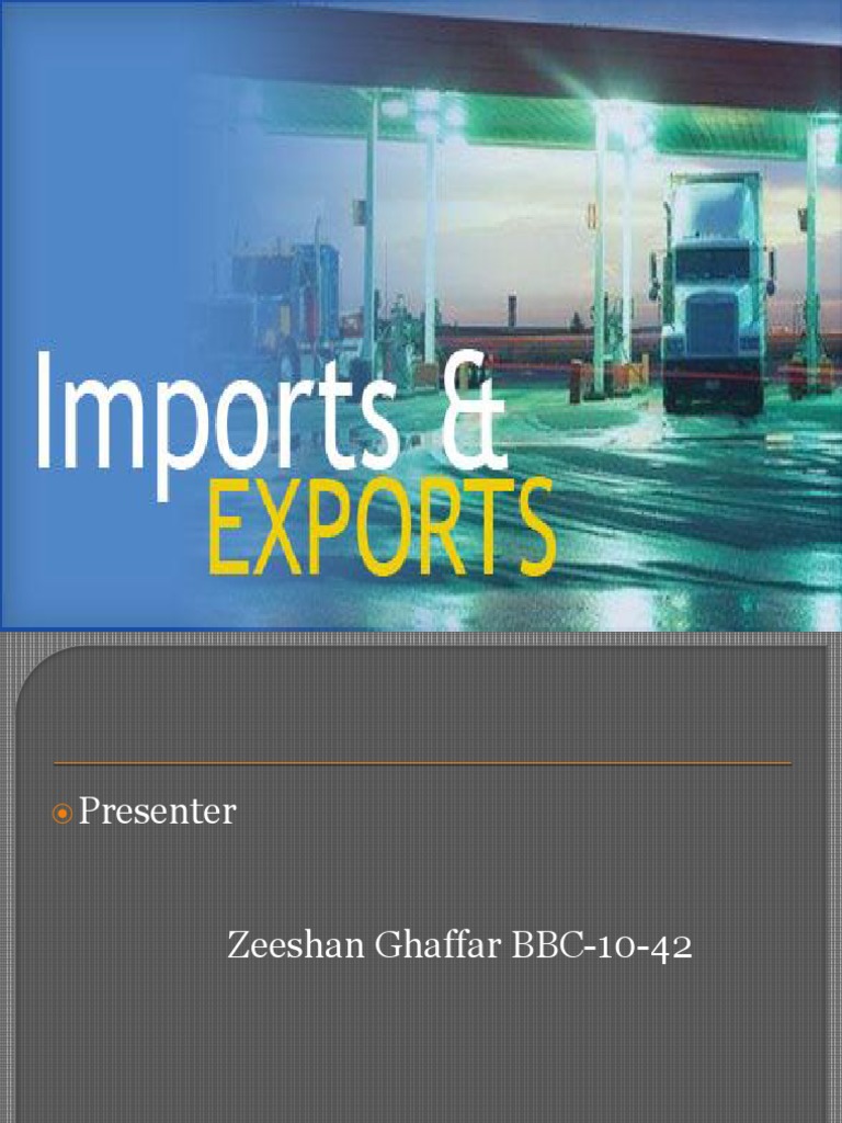 Major imports and exports of Pakistan Pakistan Wheat