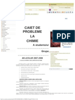 Caiet de Probleme La Chimie 2