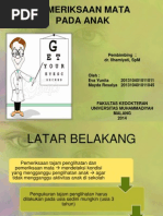 Download Pemeriksaan Mata Pada Anak by Eva Yunita II SN248765750 doc pdf