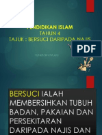 Bersuci Daripada Najis