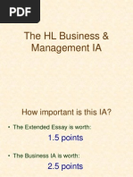 Business Management IA SL