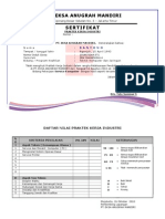 Form Sertifikat