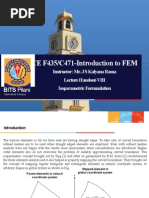Isoparametric Formulation