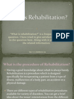what is rehabilitation