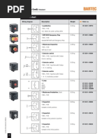 Control Stations Comex: Selection Chart