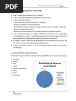 Resumo de CN - Importancia Da Agua e Do Ar