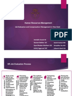 Tata Steel's Job Evaluation and Compensation Management