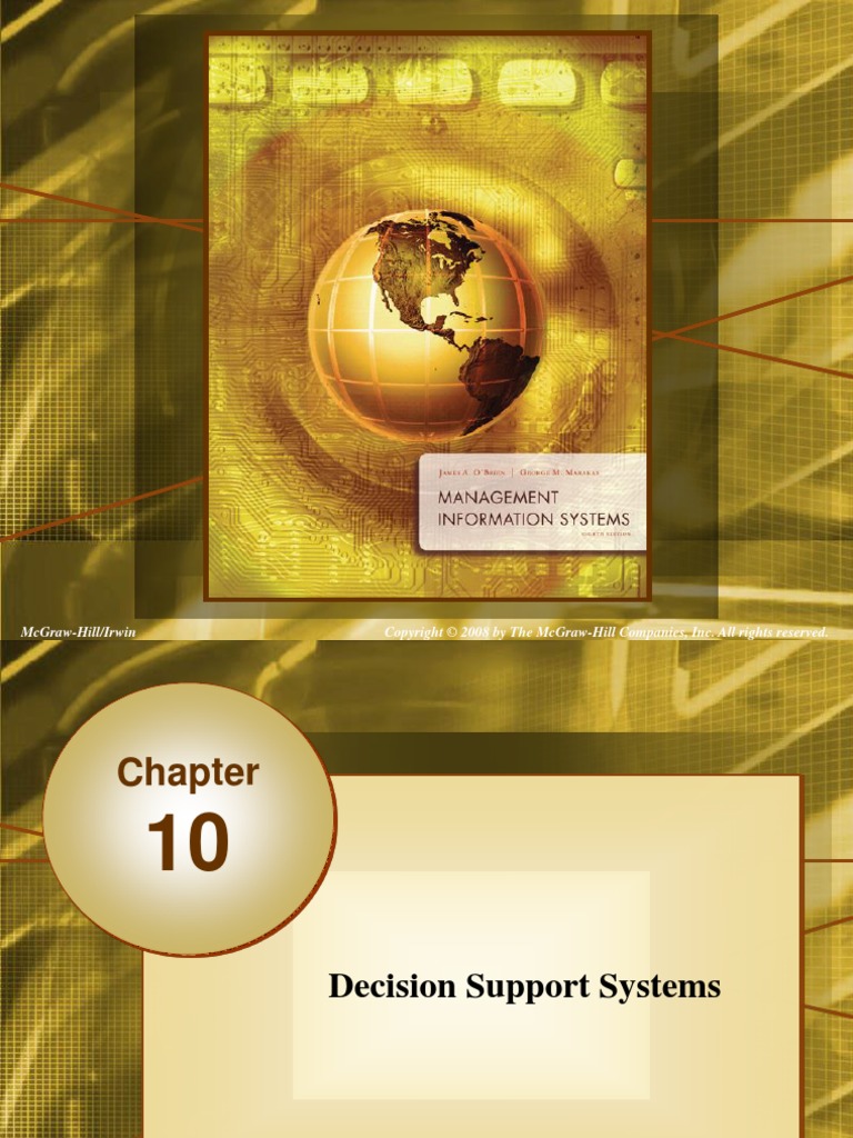 Chap 010 | PDF | Business Intelligence | Decision Support System