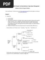 Solutions To End of Chapter Problems 5