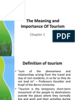 Chapter 1the Meaning and Importance of Tourism