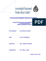 Elaboración Del Programa de Mantenimiento Preventivo Centrifugas Pomalca