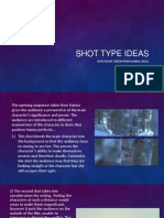 Shot Type Ideas: With Shots Taken From Hanna (2011)