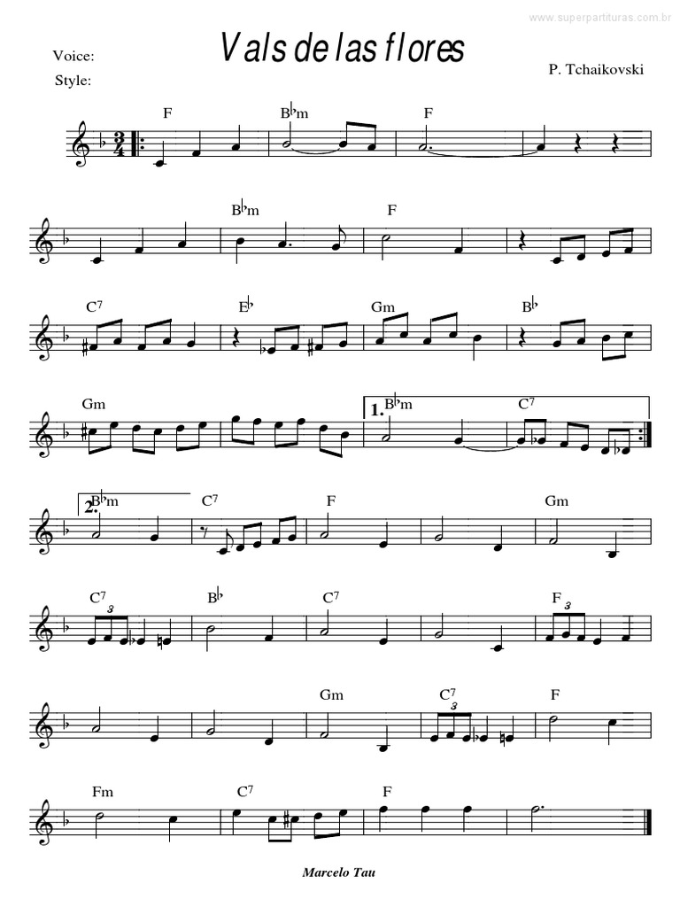 Vals de Las Flores | PDF