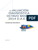 Evaluación Diagnóstica Octavo Básico 2014 Tapa (1)