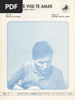 Eu Sei Que Vou Te Amar - PIANO