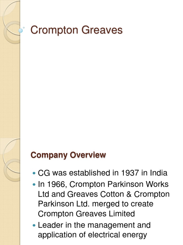 Crompton Greaves | PDF | Electrical Substation | Transformer