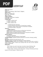 Download Lesson Plan Formal Letter of Complaint by Daniela Minca SN248794146 doc pdf