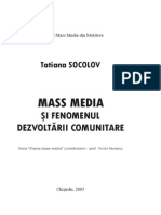 Mass-media Si Fenomenul Dezvoltarii Comunitare