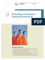 3. Evaluating a Company's External Environment