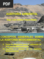 Auditoría Ambiental. Conceptos Generales