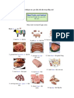 Các Loại Thịt Gia Xúc