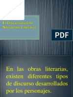 el discurso literario