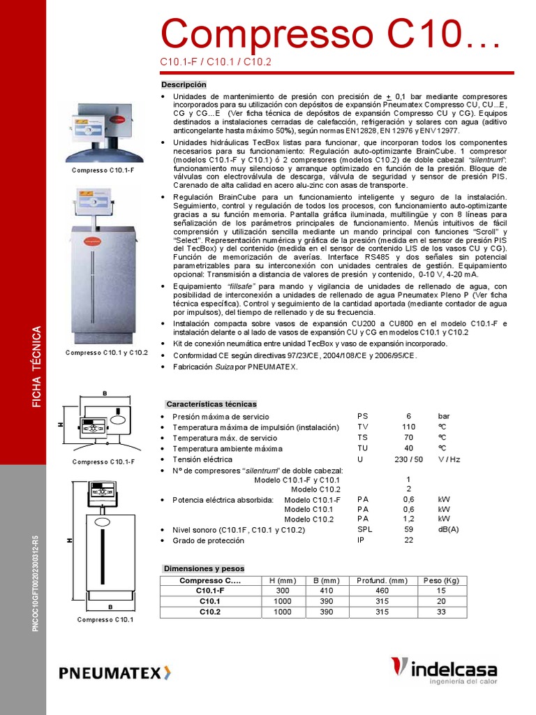 Compresso - C10 - FT - Pncoc10gft0020230312-R5 PDF | PDF | Gases ...