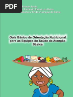 Guia de Orientação Nutricional para as Equipes de Saúde