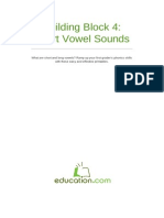 Short Vowels Worksheets Set