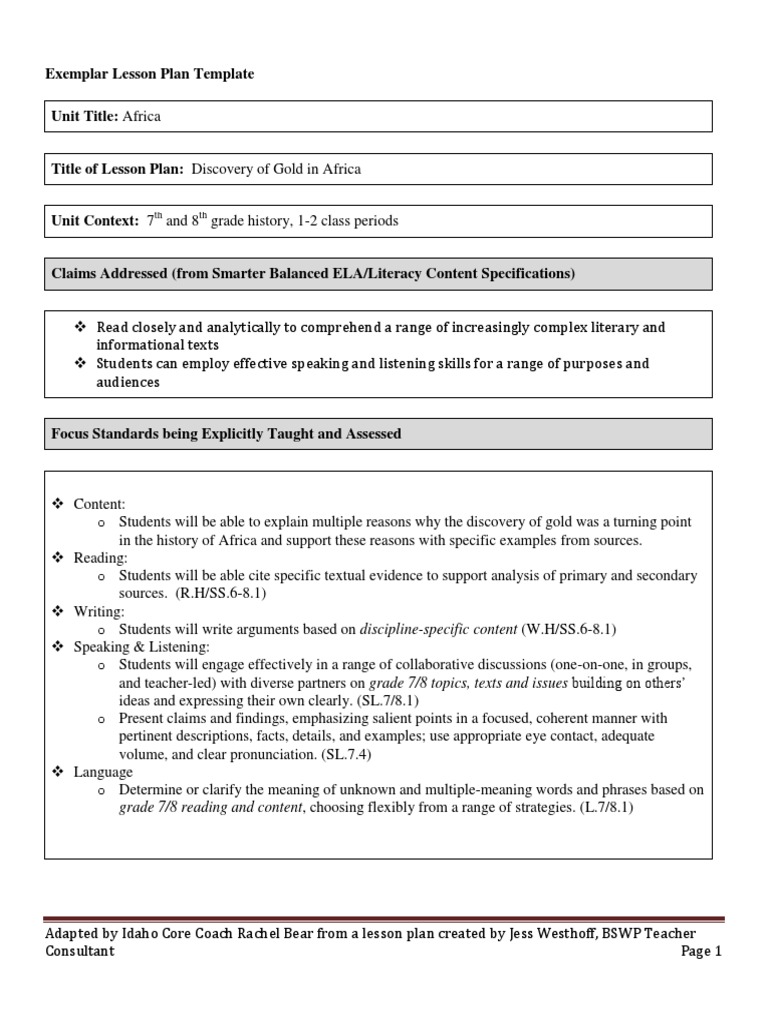jigsaw lesson plan 2 Lesson Plan Vocabulary