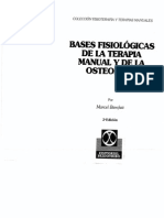 Bases Fisiológicas de La Terapia Manual y de La Osteopatía - Paidotribo