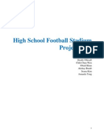 High School Football Stadium Project Plan