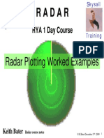 Radar Plotting Worked Examples Exercises