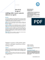 Resonancia Lumbar Dolor