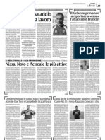 Rassegna Stampa 6 Gennaio