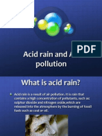 Acid Rain and Air Pollution