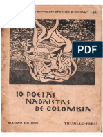 10 POETAS NADAISTAS - Cuadernos Trimestrales de Poesía - TRUJILLO - 1968