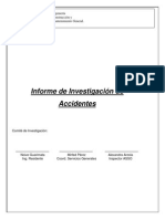 Informe Accidente Pedestal