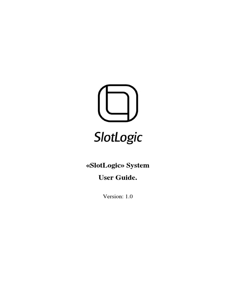 SlotLogic System User Guide | PDF | Slot Machine | Button (Computing)