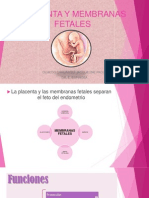 Placenta y Membranas Fetales