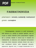 Farmacognozie generalitati