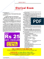 State Bank of India Clerical Exam Paper 2